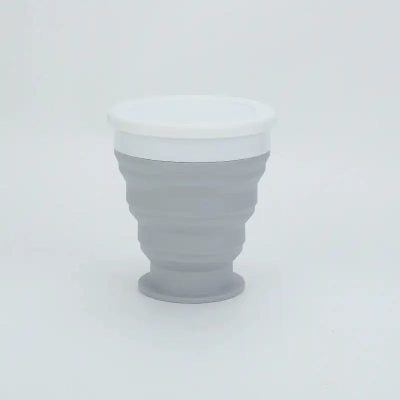 Portable foldable silicone lunch box