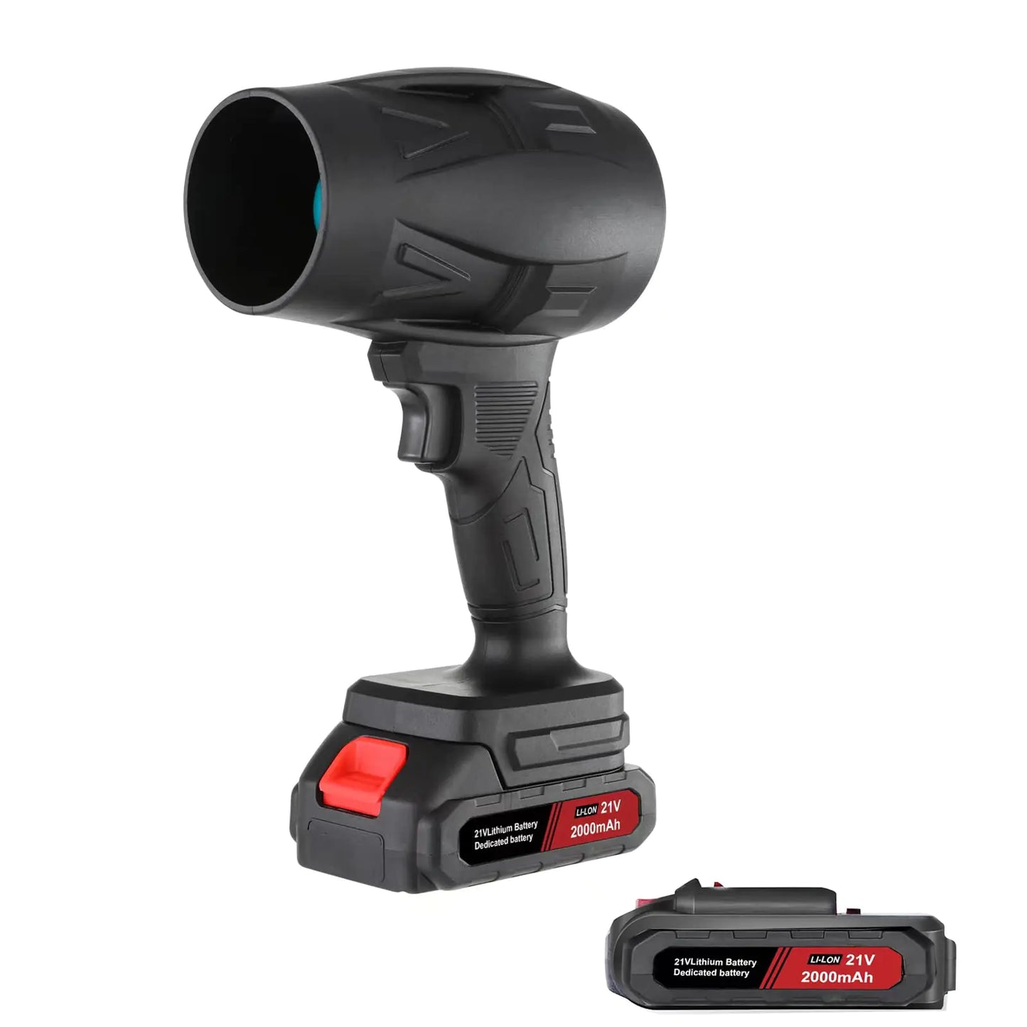 Small Cordless Leaf Blower130000RPM Handheld Electric Dust Blower Mini Jet Dry Blower Fan with 2 Batteryfor Computer KeyboardOutdoorsCarHome