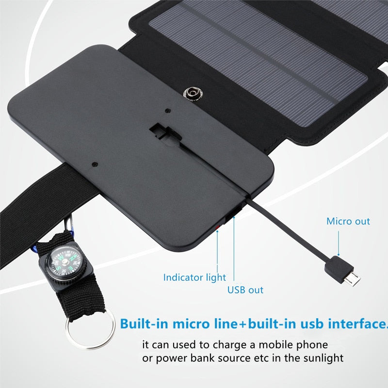 folding 10W Solar Cells Charger